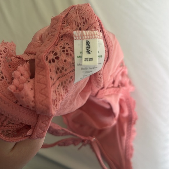NWT AERIE LACEY BODYSUIT FULL BUTT COVERAGE - Picture 8 of 9
